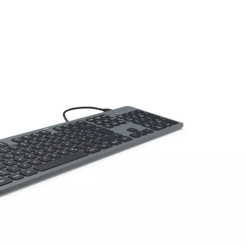 Hama CK-400 keyboard Home/Office USB QWERTZ German Black, Dark Grey