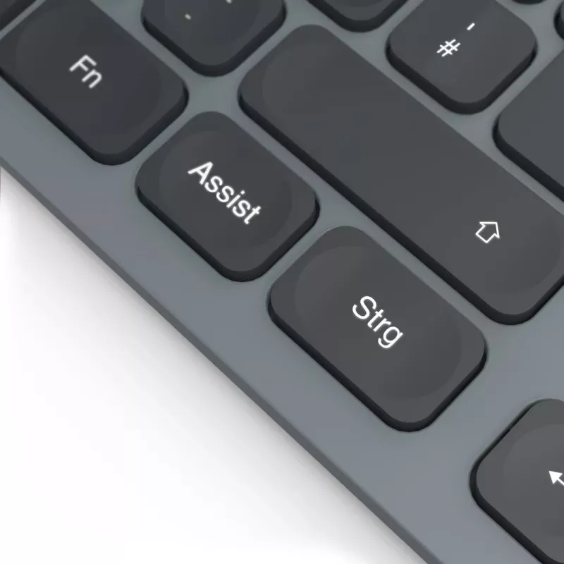 Hama CK-400 keyboard Home/Office USB QWERTZ German Black, Dark Grey