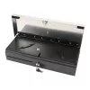 Electronic cash drawer Olympia HS-170S with plastic/steel housing, black and stainless steel finish