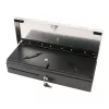 Electronic cash drawer Olympia HS-170S with plastic/steel housing, black and stainless steel finish