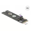 DeLOCK 64344 Internal M.2 Adapter Male Black 22x80x5mm
