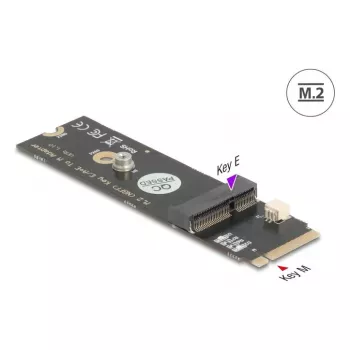 DeLOCK 64344 Internal M.2 Adapter Male Black 22x80x5mm