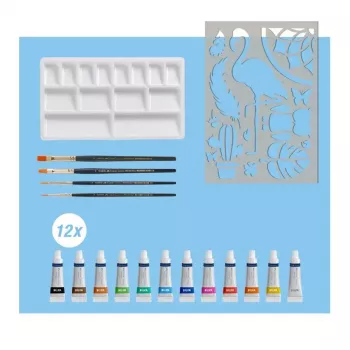 Watercolour Painting Set Faber-Castell Creative Studio 18 pcs Multi