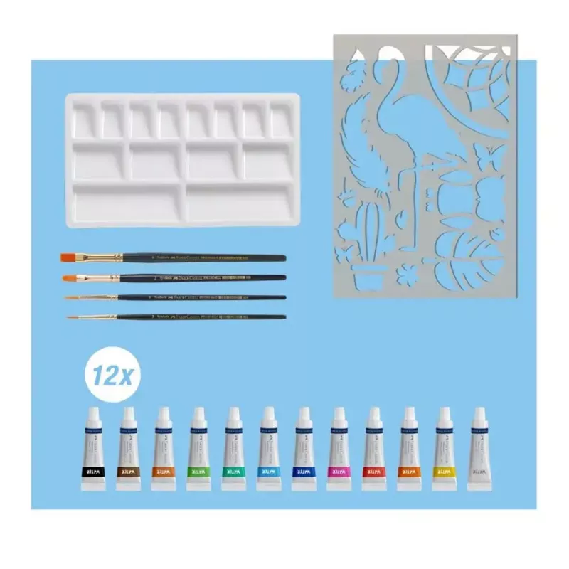 Watercolour Painting Set Faber-Castell Creative Studio 18 pcs Multi