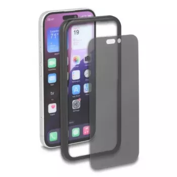 Screen Protector Privacy Glass DELOCK for iPhone 17 — Tempered Glass, 4-way Anti-Spy, Impact & Scratch Resistant, Black