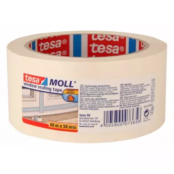 Sealing tape Tesa 200-13403 66×50 mm — white, 66 mm width, 50 m length