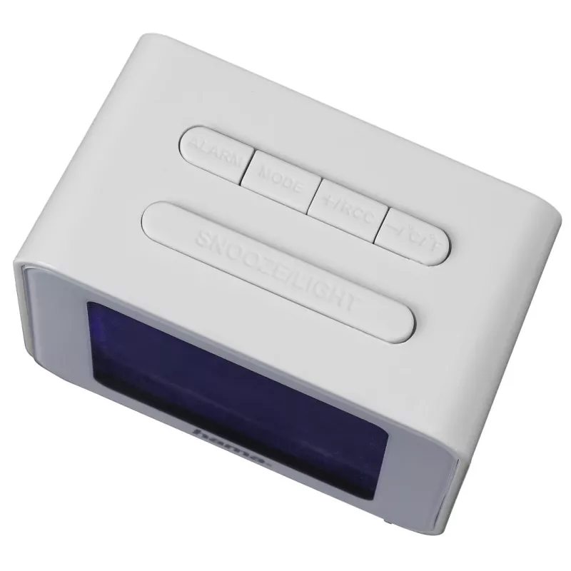 Hama Cube Digital alarm clock White