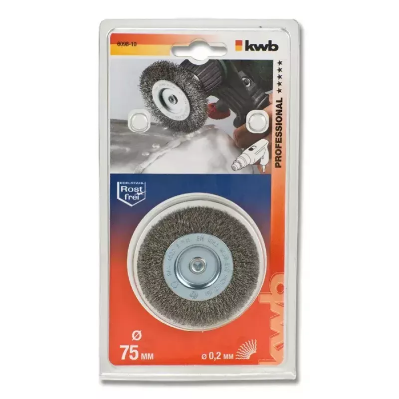 Wire wheel KWB 609830 7.5 cm