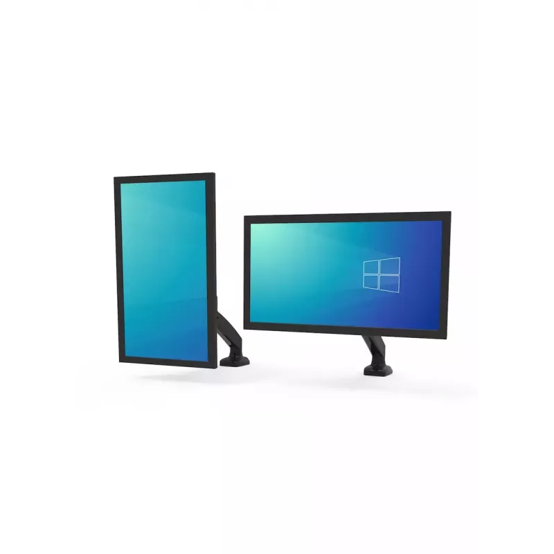 Monitor Mount Port Designs 901104 81.3 cm Black Clamp VESA 75x75 100x100