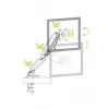 Monitor Mount Port Designs 901104 81.3 cm Black Clamp VESA 75x75 100x100
