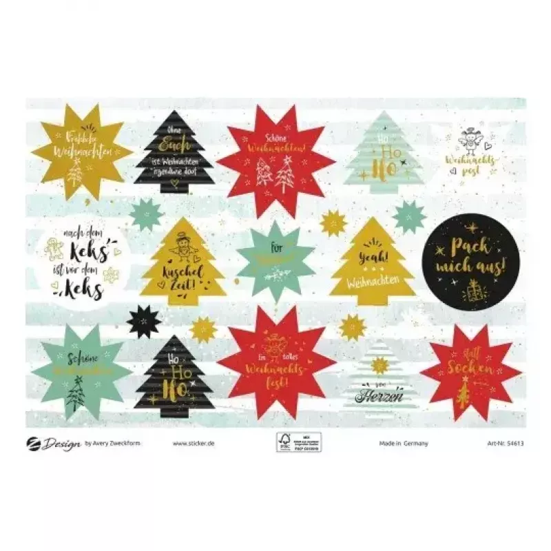 Decorative Sticker Paper Avery 54613