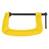C-clamp Stanley Maxsteel 0-83-033 opening 7.5 cm black yellow