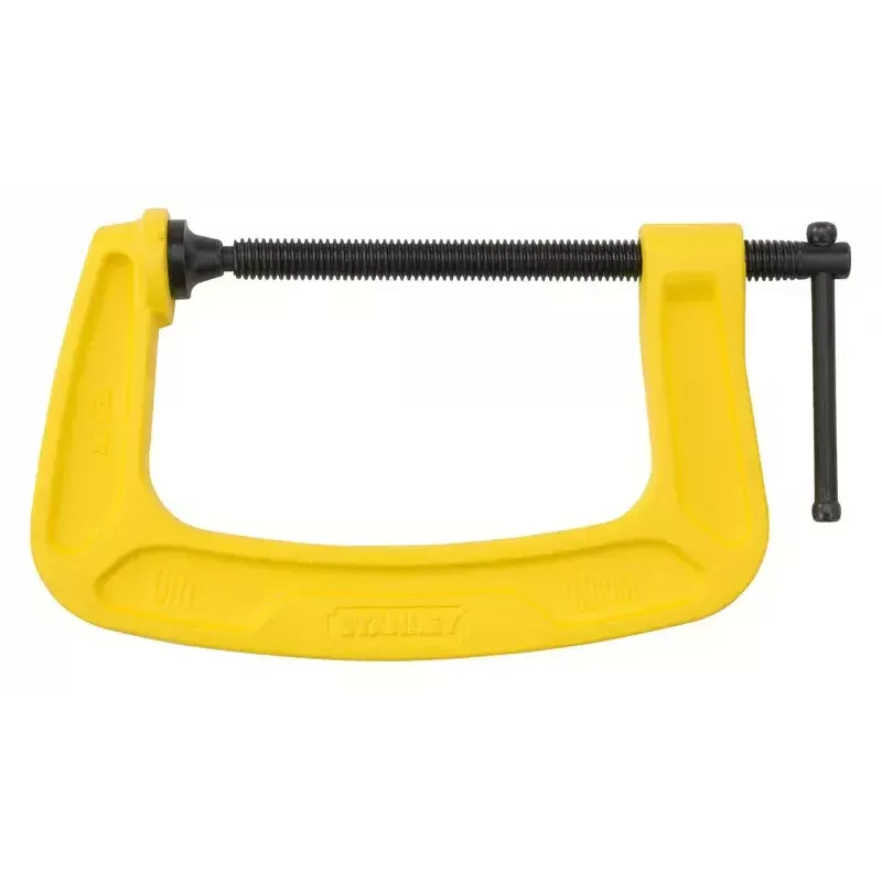 C-clamp Stanley Maxsteel 0-83-033 opening 7.5 cm black yellow