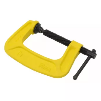 C-clamp Stanley Maxsteel 0-83-033 opening 7.5 cm black yellow