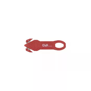 Wedo Foil Cutter Red Wedo 44 mm Width 132 mm Length 4 mm Thickness