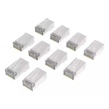 Hama 00300028 networking cable Silver, Transparent Cat6a