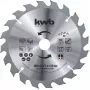 Circular Saw Blade KWB 586159 18.4 cm for Laminate MDF Plastic