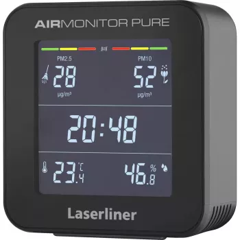 Laserliner AirMonitor PURE Black Temperature Range -9.9 to 50 °C
