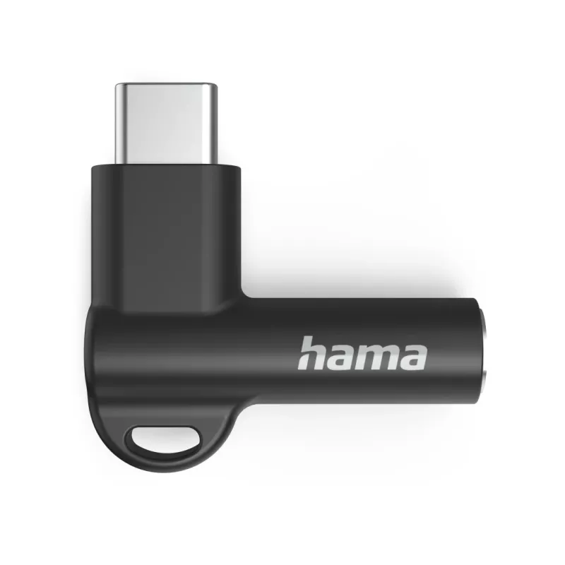 Hama 00201701 cable gender changer USB-C 3.5mm Black
