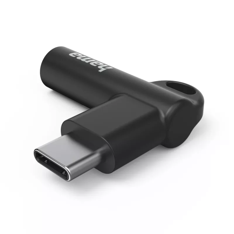 Hama 00201701 cable gender changer USB-C 3.5mm Black