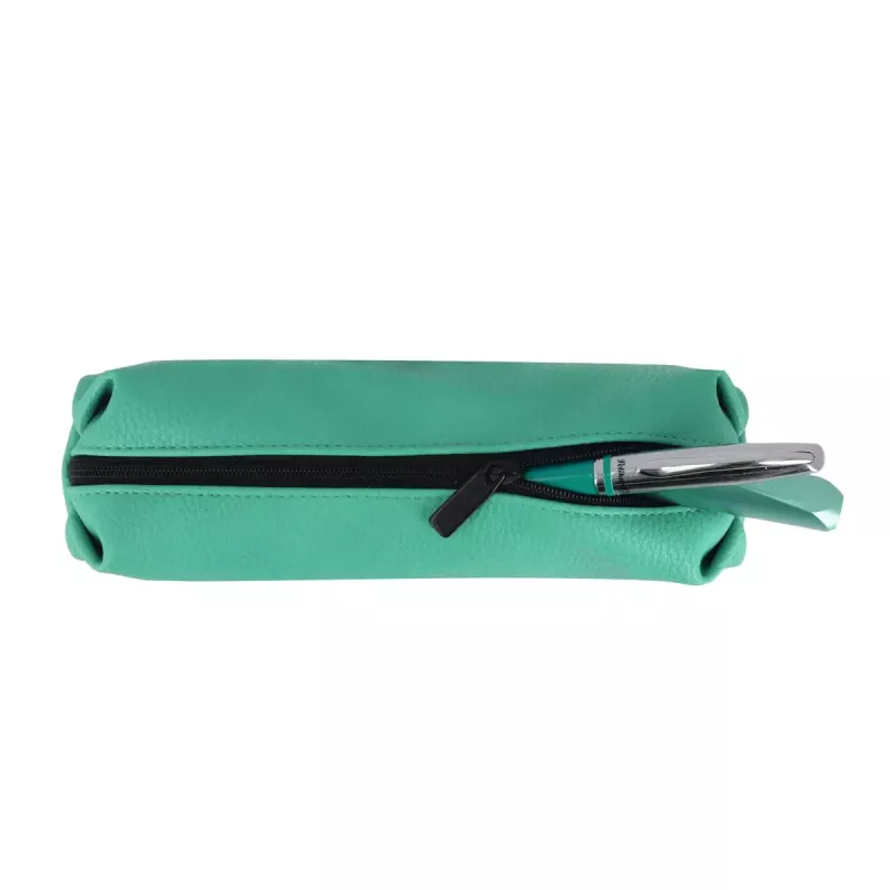 Pencil Case Herlitz Origami Funky Soft Polyurethane Turquoise 200x65x35mm