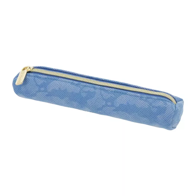 Soft pencil case Herlitz Bright Animals PU Blue 200x40x40 mm