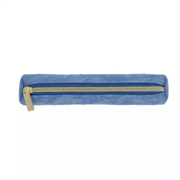Soft pencil case Herlitz Bright Animals PU Blue 200x40x40 mm