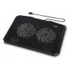 Hama Black Metal laptop cooling pad 39.6 cm (15.6 inch)