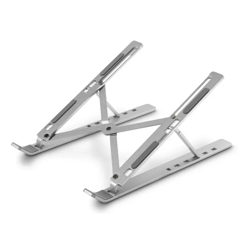 Hama Aluminium Laptop stand Silver 39.6 cm (15.6 inch)