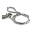 Hama Light cable lock Silver 1.8 m