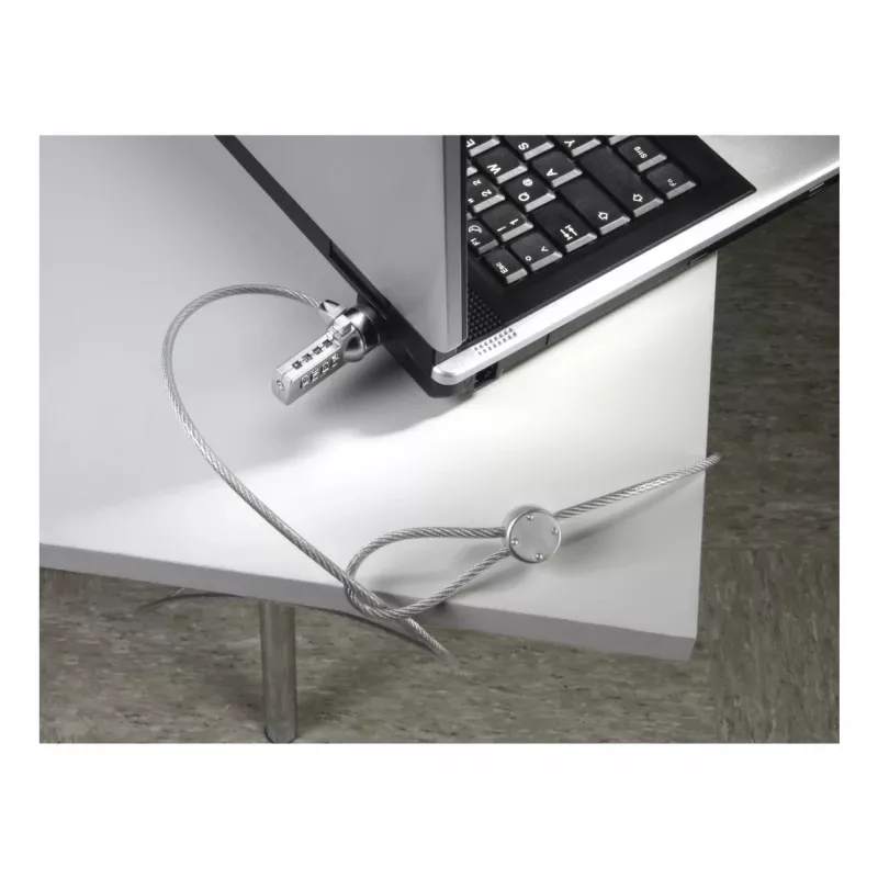 Hama Light cable lock Silver 1.8 m