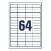 Self-adhesive label Avery 4785 Rectangle Permanent White 1920 pcs
