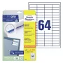 Self-adhesive label Avery 4785 Rectangle Permanent White 1920 pcs