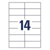 Avery 6136 self-adhesive label Rectangle Permanent White 420 pcs