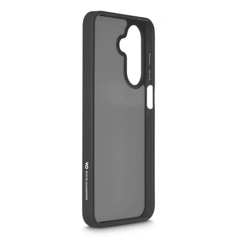 Mobile Phone Case White Diamonds 17 cm 6.7 inch Black Transparent 00039050