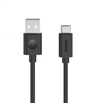 Hama 00086447 USB cable USB 2.0 1.2 m USB A USB C Black