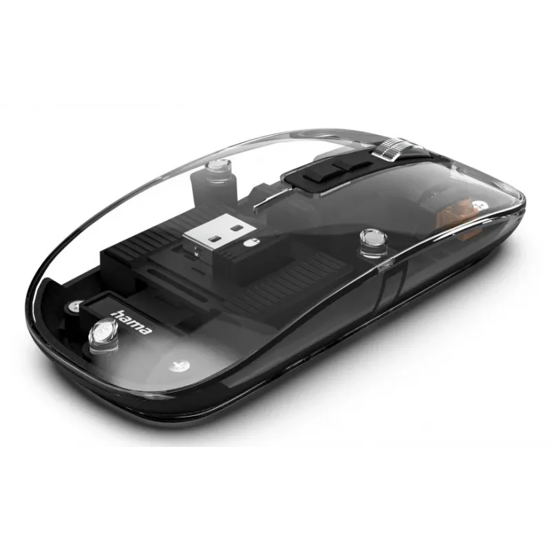 Hama WM-600 mouse Office Ambidextrous RF Wireless + Bluetooth Optical 1600 DPI