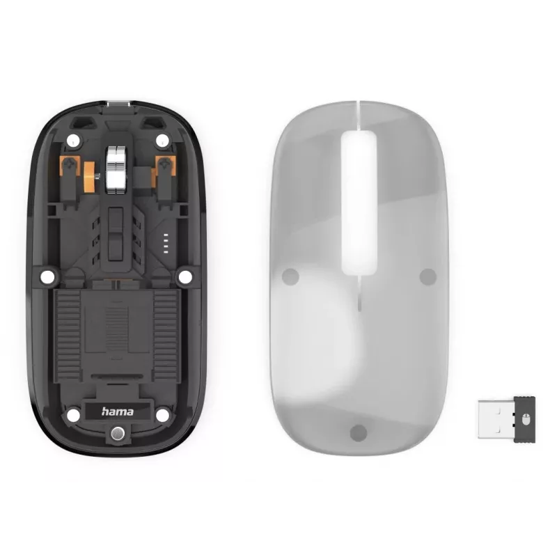 Hama WM-600 mouse Office Ambidextrous RF Wireless + Bluetooth Optical 1600 DPI