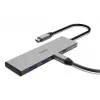 Hama 00200147 interface hub USB Type-C 10000 Mbit/s Grey