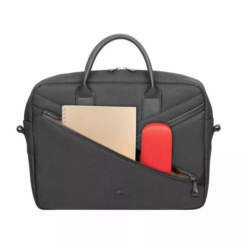 Briefcase Rivacase 8134 39.6 cm 15.6 inch Black 2 compartments