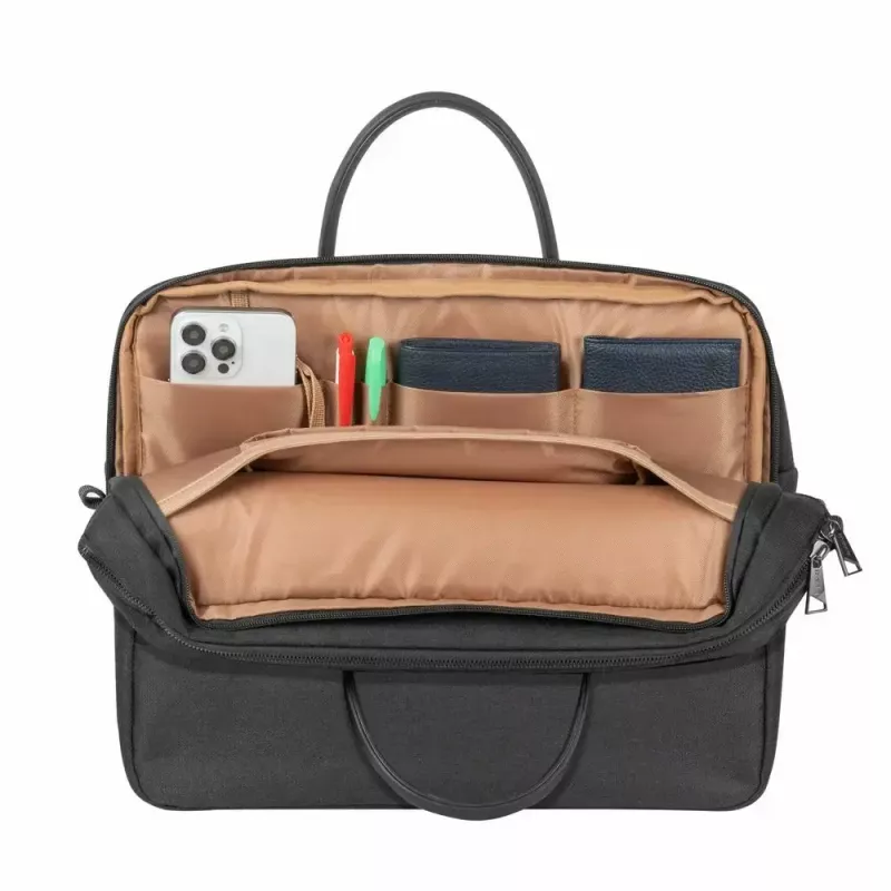 Briefcase Rivacase 8134 39.6 cm 15.6 inch Black 2 compartments