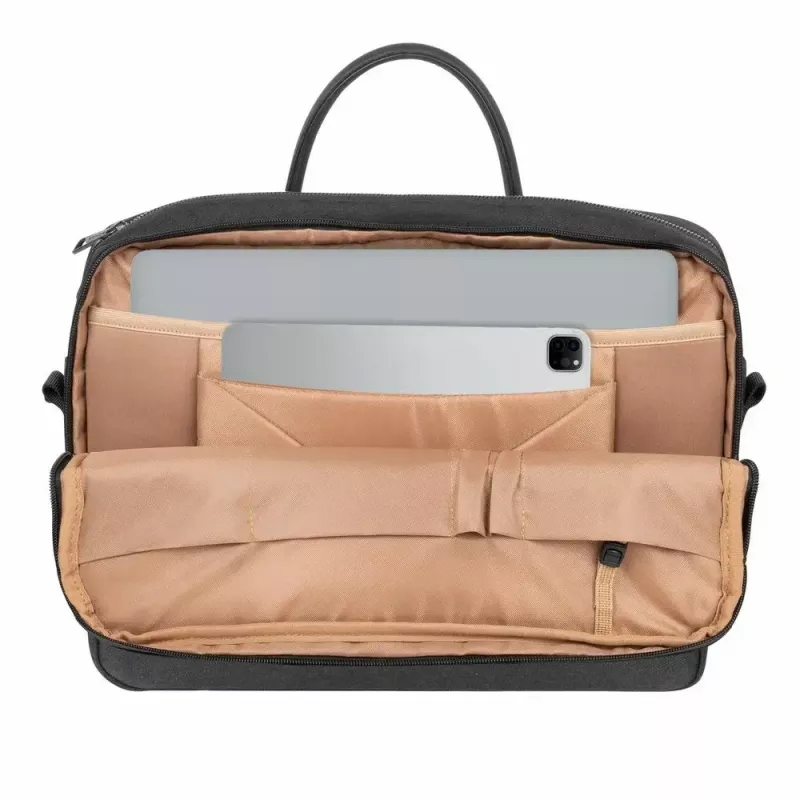 Briefcase Rivacase 8134 39.6 cm 15.6 inch Black 2 compartments
