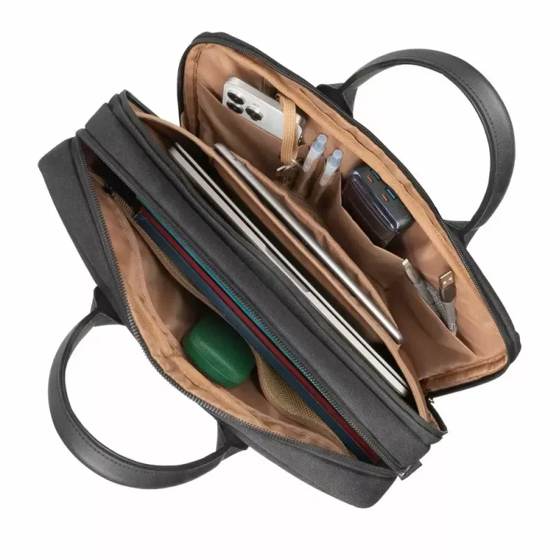 Briefcase Rivacase 8134 39.6 cm 15.6 inch Black 2 compartments