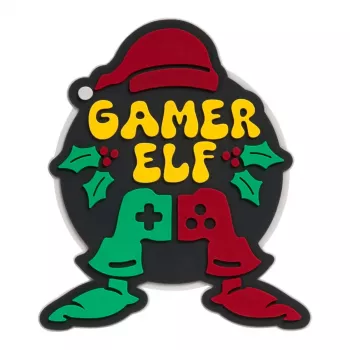 Badge LAUT MAGMOJI SILLY – Gamer Elf Christmas Edition, PVC and silicone, multicolour, 1 pc