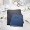 Folder Sigel SM111 Leather Linen Plastic Black A4 210x297 mm