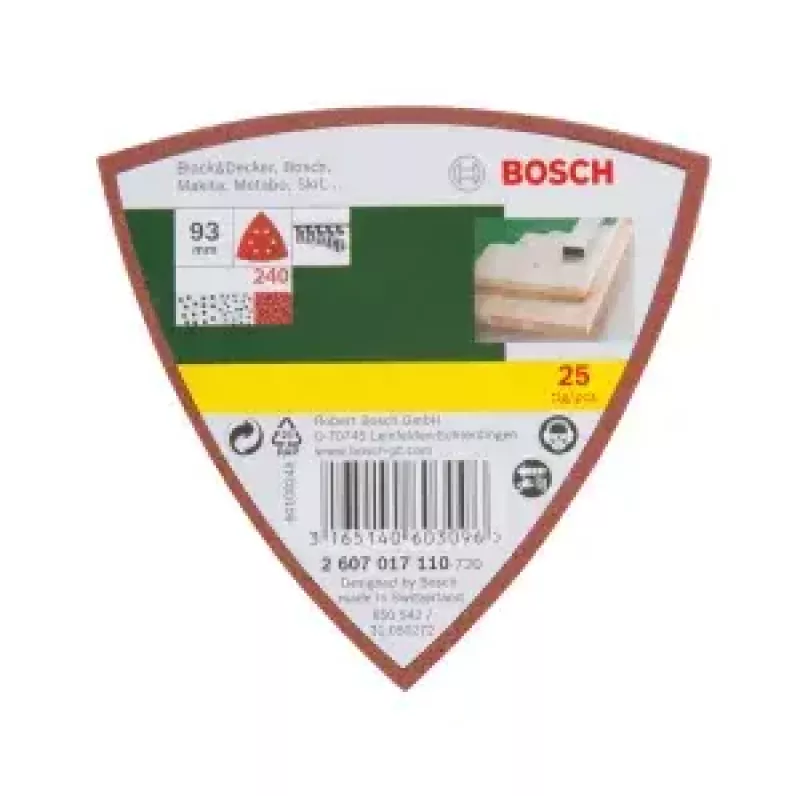 Bosch 2607017110 25 pc(s) Sanding sheet