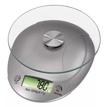 Electronic kitchen scale Xavax Milla Silver