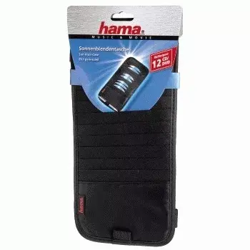 Hama Automotive Sun Visor Case, 12 CDs 12 discs Black