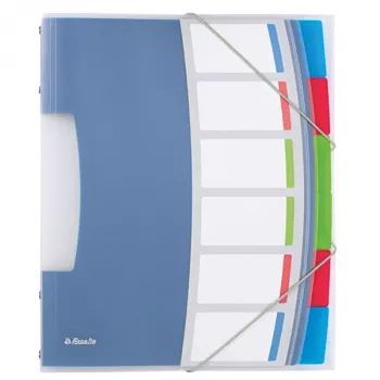 Esselte Divider Book Vivida PP 6 tabs, Blue, Multicolour, Polyvinyl chloride (PVC), A4, 266 mm, 20 mm, 320 mm