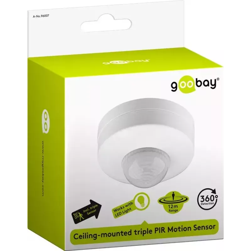 Ceiling Mount Sensor Goobay 96007